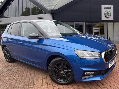 Race blue metallic black magic pearl effect Used 2024 Skoda Fabia Colour Edition Hatchback | £15,995 (A bit pricey)