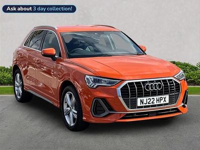 Used Audi Q3 S-Line 147 HP (108 kW) 2022 Orange SUV