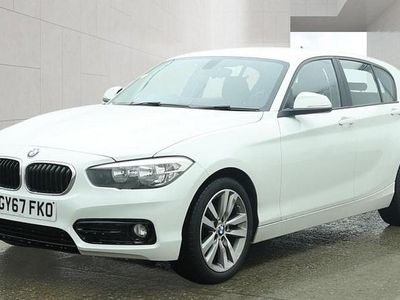 Used BMW 118 Sport Line 2017 White Hatchback