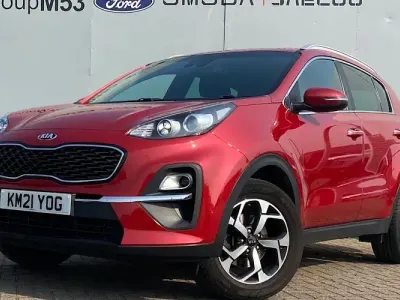 Used Kia Sportage 132 HP (97 kW) 2021 Red SUV