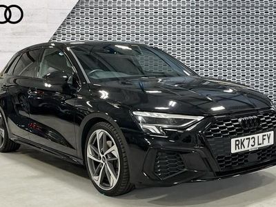 Used Audi A3 Black Edition 150 HP (110 kW) 2023 Black Sedan