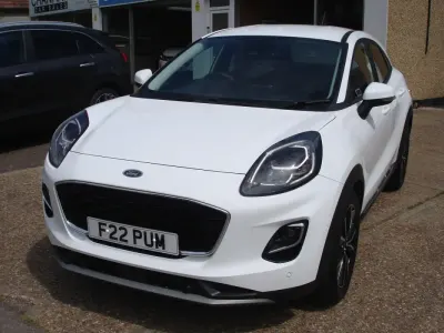 Second-hand Ford Puma Titanium 125 CP (91 kW) 2020 Alb SUV