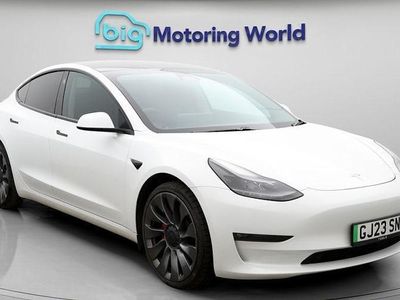 Used Tesla Model 3 Performance 461 kW (627 HP) 2023 White Sedan