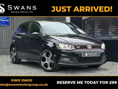 Used VW Polo GTI 180 HP (132 kW) 2013 Black Hatchback
