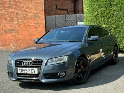 Used Audi A5 Comfort 211 HP (155 kW) 2009 Grey Coupe