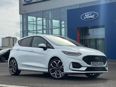 Used Ford Fiesta ST-Line X 100 HP (73 kW) 2023 Frozen white Hatchback