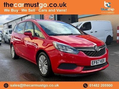 Used Vauxhall Zafira Tourer Design Edition 140 HP (102 kW) 2017 Red MPV