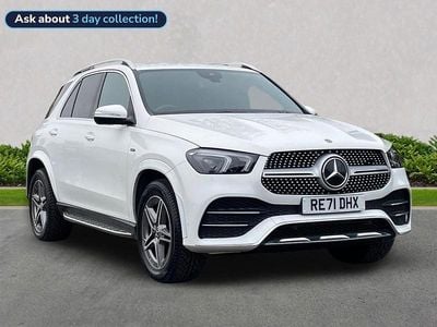 White Used 2021 Mercedes GLE350 AMG line Estate | £39,199 (Good price)