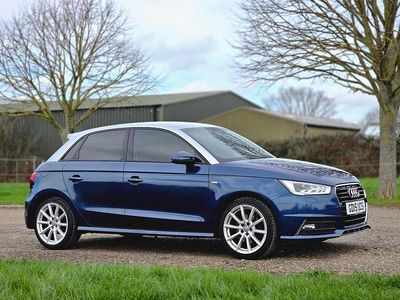 Begagnad Audi A1 Sportback S-Line 2015 Blå Halvkombi