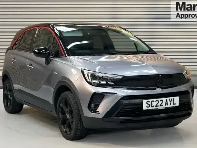 Used Vauxhall Crossland GS Line 110 HP (80 kW) 2022 Grey SUV