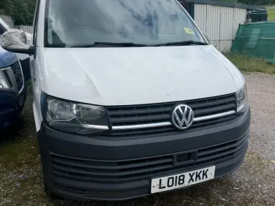 Used VW T6 Startline 102 HP (75 kW) 2018 White Van