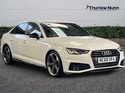 White Used 2019 Audi A4 Black Edition Sedan | £16,337 (Fair price)