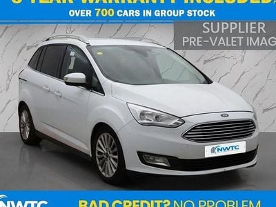 Used Ford Grand C-Max Titanium 125 HP (91 kW) 2016 White MPV