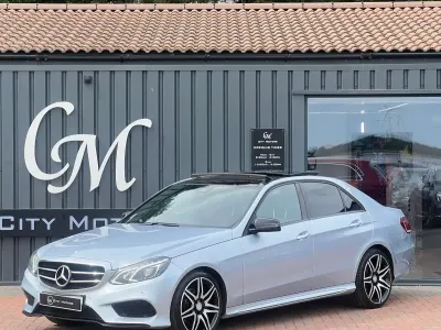 Used Mercedes E220 Premium 2016 Silver Sedan