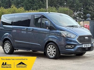 Used Ford Tourneo Custom Titanium 2018 Blue Van