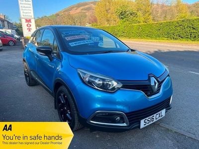 Begagnad Renault Captur Dynamique 90 HK (66 kW) 2016 Blå SUV
