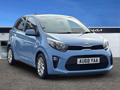 Used Kia Picanto 2018 Blue Hatchback