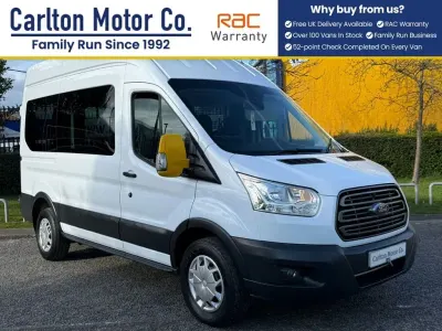 Used Ford Transit 130 HP (95 kW) 2018 White Van