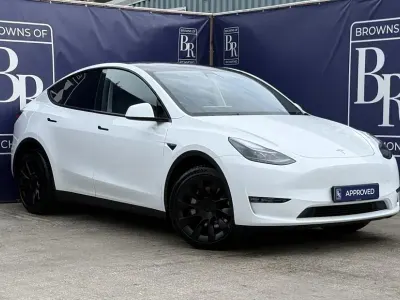 Used Tesla Model Y Long Range AWD 282 kW (384 HP) 2023 White SUV