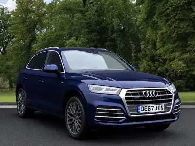 Used Audi Q5 S-Line 190 HP (139 kW) 2017 Blue SUV