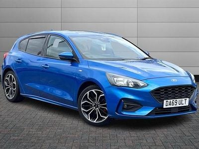 Used Ford Focus ST-Line X 125 HP (91 kW) 2019 Desert island blue Hatchback