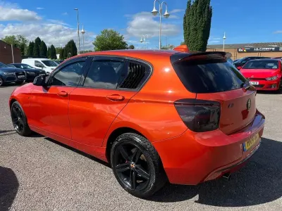 Used BMW 118 Sport Line 2014 Orange Hatchback