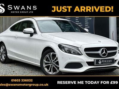 Used Mercedes C200 184 HP (135 kW) 2017 White Coupe
