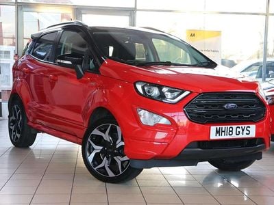 Used Ford Ecosport ST-Line 125 HP (91 kW) 2018 Red SUV