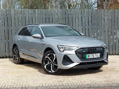 Begagnad Audi e-tron Black Edition 300 kW (408 HK) 2020 Silver SUV