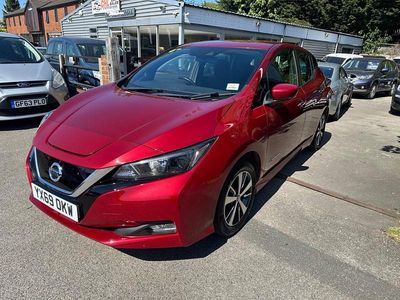 Used Nissan Leaf Acenta 110 kW (150 HP) 2019 Red Hatchback
