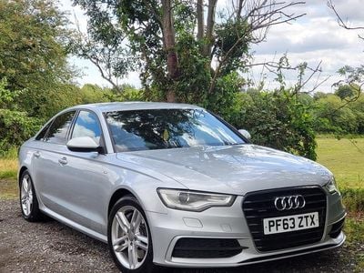 Silver Used 2014 Audi A6 S-Line Sedan | £8,895 (Fair price)