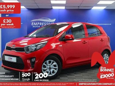 Used Kia Picanto 66 HP (48 kW) 2018 Red Hatchback