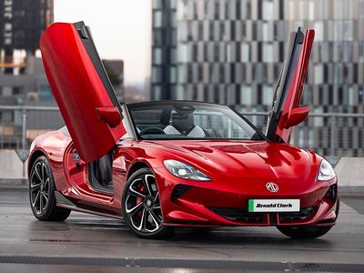 Red New 2025 MG Cyberster Trophy Cabriolet | £55,295 (Expensive)