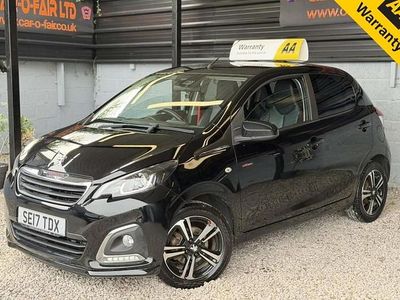 Used Peugeot 108 GT-line 82 HP (60 kW) 2017 Black Hatchback