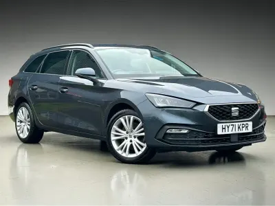 Used Seat Leon SE Dynamic 115 HP (84 kW) 2021 Magnetic grey metallic Estate