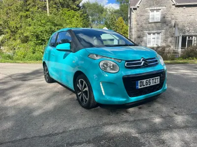 Used Citroën C1 Flair 68 HP (50 kW) 2015 Blue Hatchback
