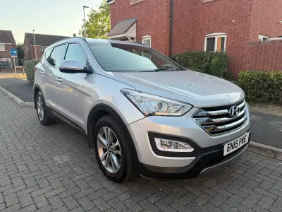 Used Hyundai Santa Fe Premium 2015 Silver SUV