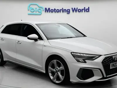 Used Audi A3 Sportback S-Line 110 HP (80 kW) 2023 White Hatchback