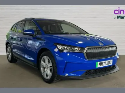 Used Skoda Enyaq iV ecoSuite 131 kW (179 HP) 2022 Blue SUV