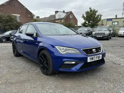Used Seat Leon FR 125 HP (91 kW) 2017 Blue Hatchback