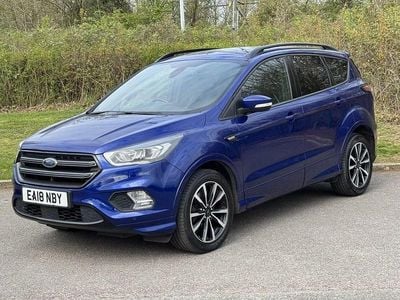 Used Ford Kuga ST-Line 150 HP (110 kW) 2018 Blue SUV