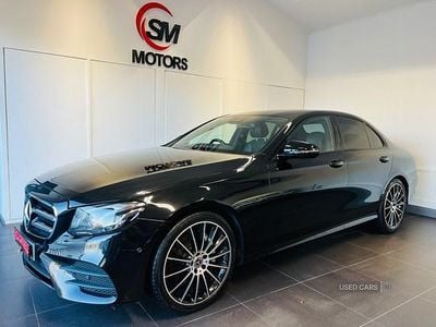 Used Mercedes E220 AMG line 194 HP (142 kW) 2019 Black Sedan
