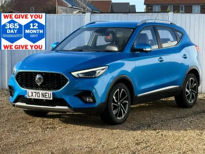 Used MG ZS Exclusive 106 HP (77 kW) 2020 Blue Hatchback