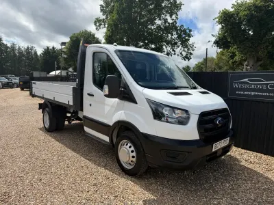 Used Ford Transit 130 HP (95 kW) 2022 White Cabriolet
