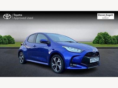 Used Toyota Yaris Hybrid Design 2024 Blue Hatchback