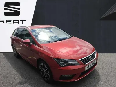Used Seat Leon XCELLENCE Lux 150 HP (110 kW) 2019 Red Estate