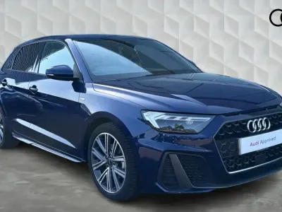 Used Audi A1 Sportback S-Line 2024 Navarra blue Hatchback