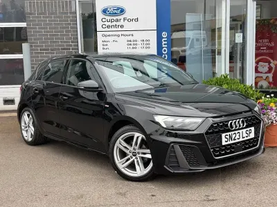 Used Audi A1 Sportback S-Line 95 HP (69 kW) 2023 Mythos black Hatchback