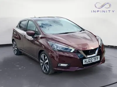 Usata Nissan Micra Tekna 92 CV (67 kW) 2022 Rosso Utilitaria