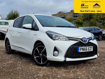 White Used 2016 Toyota Yaris Hybrid Design Hatchback | £9,188 (A bit pricey)